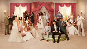 Selling Sunset Cast Wedding Glamour Wallpaper