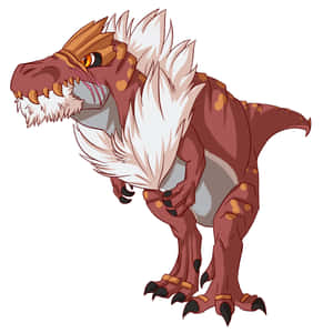 Semi-realistic Tyrantrum Wallpaper