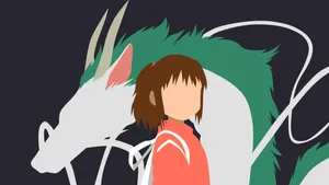 Sen To Chihiro No Kamikakushi Vector Art Wallpaper