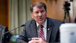 Senator During Committee Hearing Wallpaper