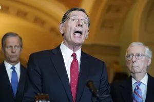 Senator John Barrasso Addressing The Media Wallpaper