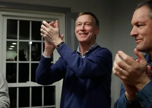 Senator John Hickenlooper Applauding Wallpaper