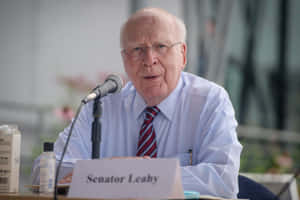 Senator Patrick Leahy Name Card Wallpaper