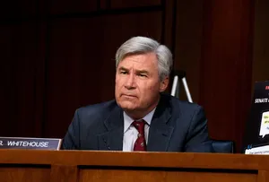 Senator Sheldon Whitehouse During Hearing Wallpaper