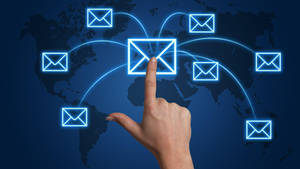 Sending Email Graphic Wallpaper