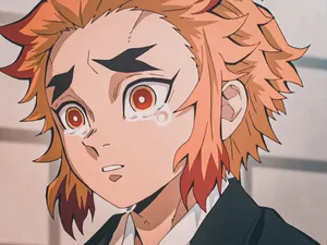 Senjuro Rengoku Anime Expression Wallpaper