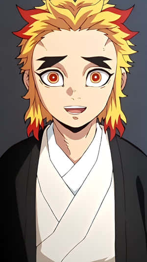 Senjuro Rengoku Anime Portrait Wallpaper