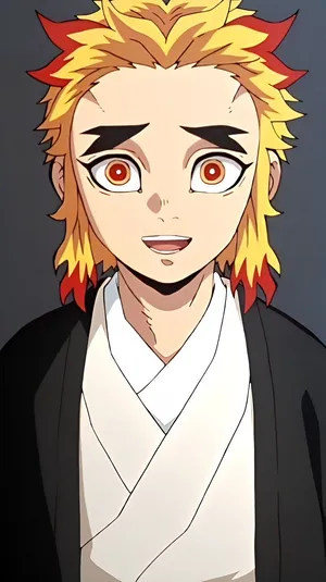 Senjuro Rengoku Anime Portrait Wallpaper