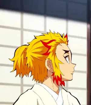 Senjuro Rengoku Side Profile Anime Character Wallpaper