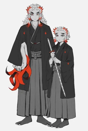 Senjuro Rengoku - The Flame Pillar's Brother Wallpaper