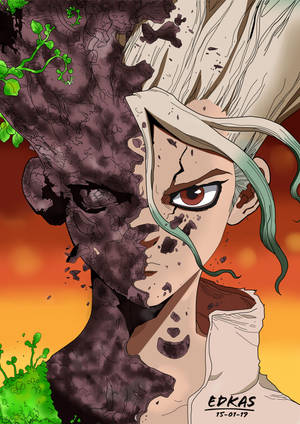 Senku Ishigami In Dr Stone Wallpaper