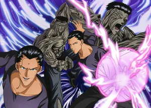 Sensui_ Shinobu_ Forms_ Anime_ Illustration Wallpaper