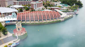 Sentosa Island Resort Aerial View Wallpaper