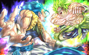 Senzu Bean-powered Broly Returns To Battle Wallpaper