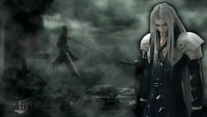 Sephiroth Black Armoured Jacket Wallpaper