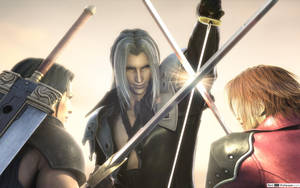 Sephiroth Versus Genesis And Angeal Wallpaper