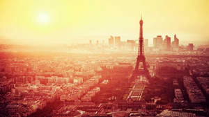 Sepia Gradient Eiffel Tower Wallpaper