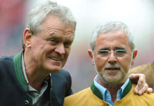 Sepp Maier And Gerd Muller 2013 Allianz Arena Wallpaper