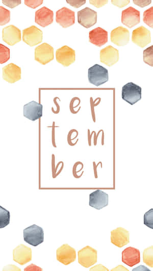 September Hexagon Pattern Wallpaper Wallpaper