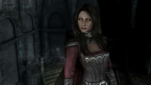 Serana, The Enigmatic Vampire From Skyrim Wallpaper