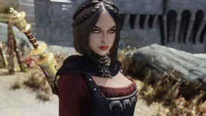 Serana, The Mysterious Vampire From The Elder Scrolls V: Skyrim Wallpaper
