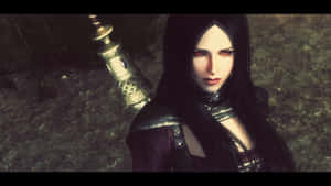 Serana The Mysterious Vampire - Skyrim Wallpaper