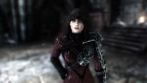 Serana, The Powerful Vampire From The Elder Scrolls V: Skyrim Dlc - Dawnguard Wallpaper