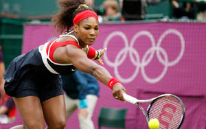 Serena Williams Backhand Wallpaper