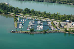 Serene And Sunny Day At Montebello Park, St Catharines Wallpaper