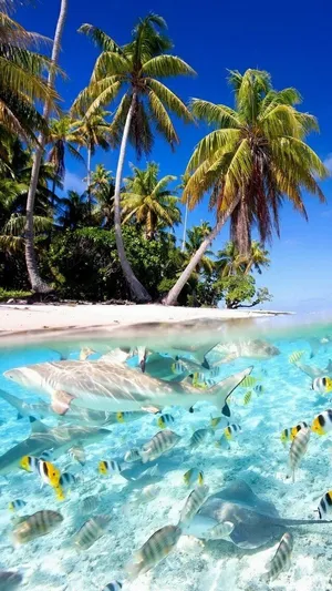 Serene Beach Getaway Wallpaper