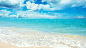 Serene Beach Holiday Escape Wallpaper