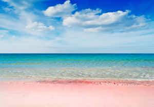 Serene Beach Sand Landscape Wallpaper