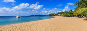 Serene_ Beach_ Scene_ St_ Vincent_ And_ Grenadines Wallpaper