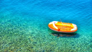 Serene Boating Adventure Wallpaper