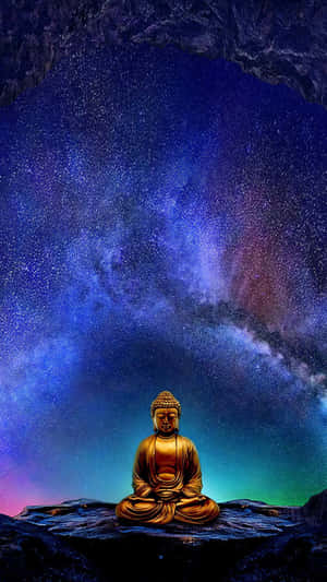 Serene Buddha In Tranquil Setting Wallpaper