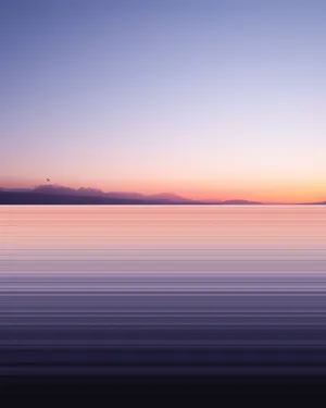 Serene Dawn In The Mountains Wallpaper