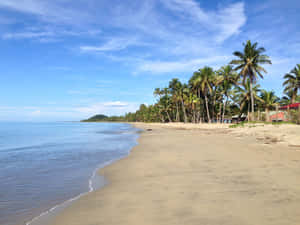 Serene Fiji Beach Paradise Wallpaper