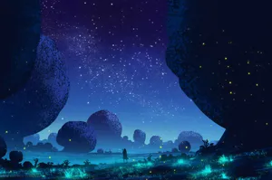 Serene Forest Path Wallpaper