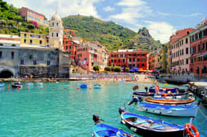 Serene Italian Beach Escape Wallpaper