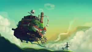 Serene Landscape From Studio Ghibli Wallpaper