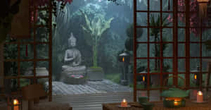 Serene Landscape Of Feudal Japan Wallpaper