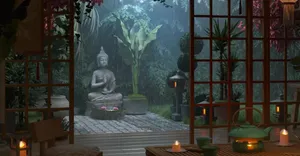 Serene Landscape Of Feudal Japan Wallpaper