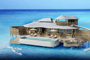 Serene Maldivian Island Retreat Wallpaper