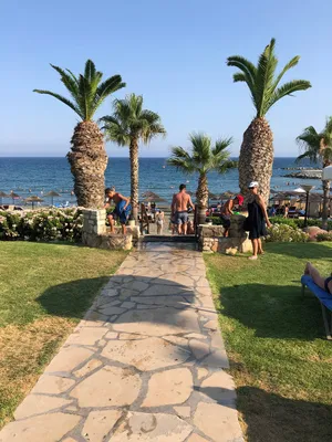 Serene Mediterranean Beach Wallpaper