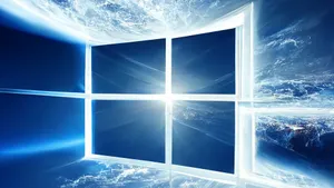 Serene Mid-journey Landscape Wallpaper