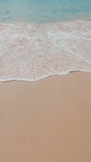 Serene Minimalist Beach Escape Wallpaper