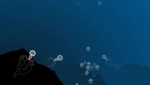 Serene Minimalist Ocean Scene Wallpaper