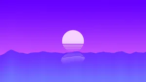 Serene Minimalist Ocean View Wallpaper