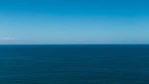 Serene Minimalist Ocean View Wallpaper