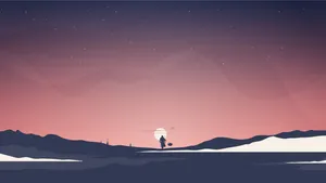 Serene Minimalist Sky Wallpaper